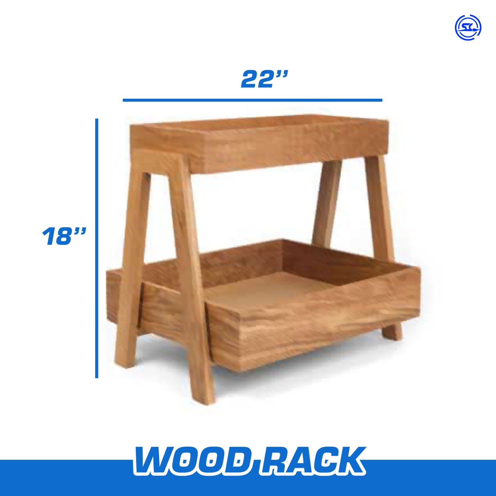 DuoTray Wooden Rack